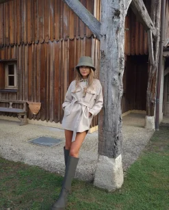 Clearance CASSY Bottes Plates Kaki