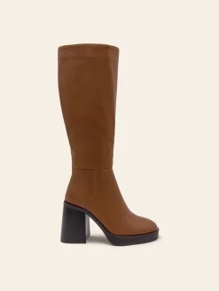 Cheap CASSY Emilia - Bottes Camel A Talon Epais Et Plateforme