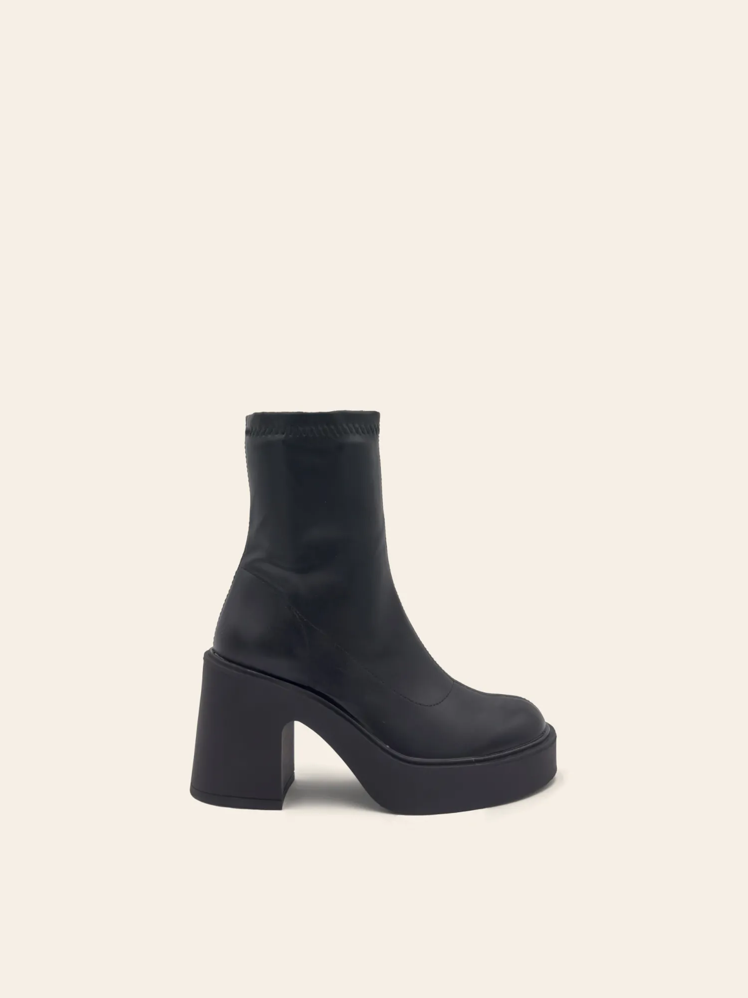 Cheap CASSY Louisa - Bottines Noires Moulante A Talon Et Plateforme