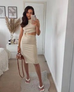 Sale CASSY Sandales Tong Blanches A Petit Talon