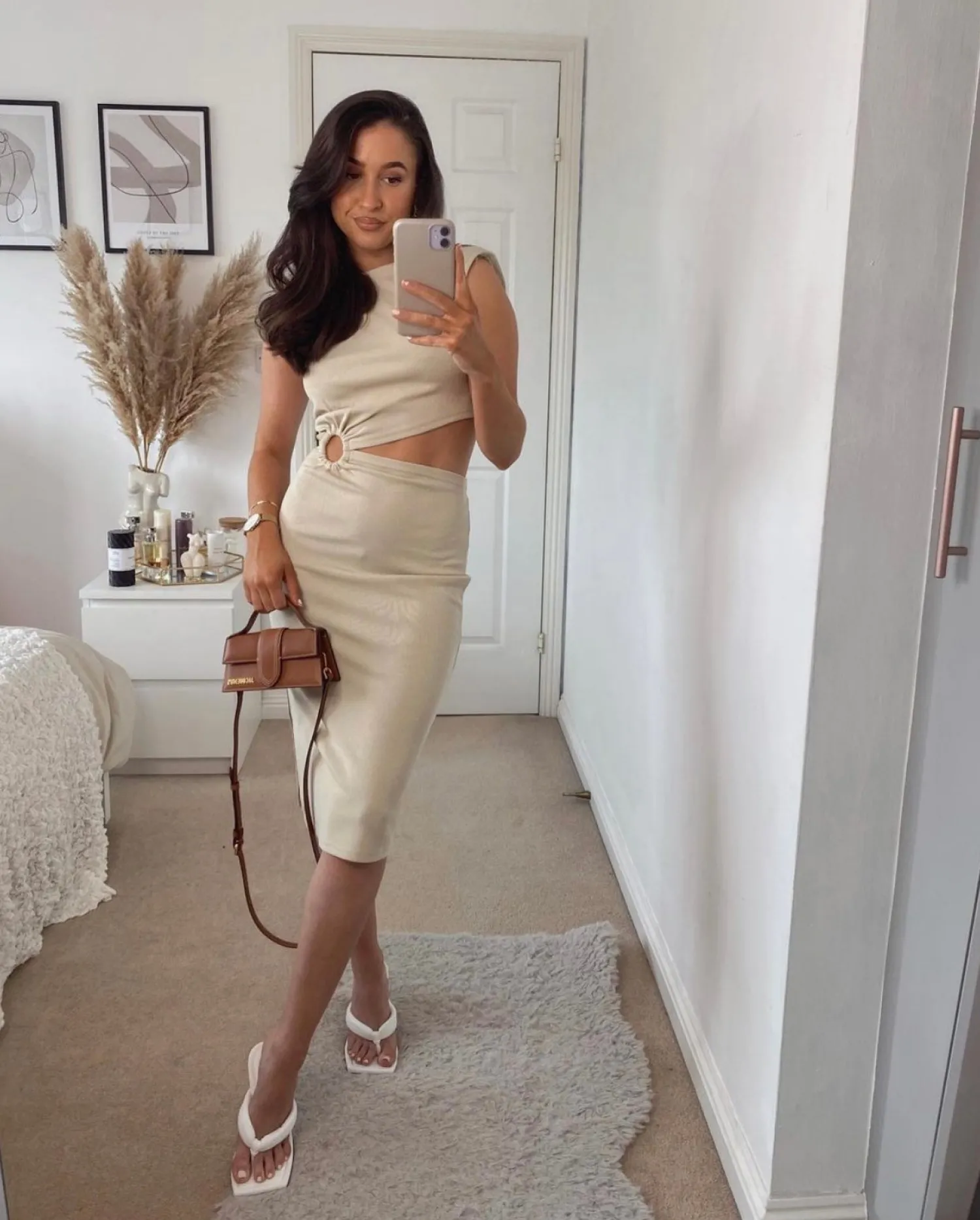 Sale CASSY Sandales Tong Blanches A Petit Talon